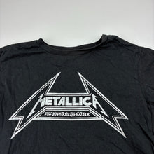 Load image into Gallery viewer, Unisex METALLICA, grey cotton tee / top, GUC, size 7,  