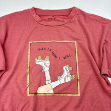 Load image into Gallery viewer, Girls Anko, pink elastic waist top, roller skates, FUC, size 9,  