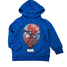 Load image into Gallery viewer, Boys Marvel, Spiderman lenticular fleece lined hoodie sweater, EUC, size 4,  