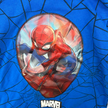 Load image into Gallery viewer, Boys Marvel, Spiderman lenticular fleece lined hoodie sweater, EUC, size 4,  