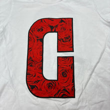 Load image into Gallery viewer, Girls white, cotton tee / top, GUC, size 4,  