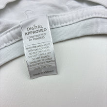 Load image into Gallery viewer, Girls white, cotton tee / top, GUC, size 4,  