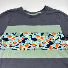 Load image into Gallery viewer, Boys KID, organic cotton pyjama top, dinosaurs, EUC, size 10,  