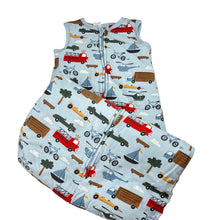 Load image into Gallery viewer, Boys Cotton On, 3.0 Tog cotton lined sleeping bag, L: 77cm, GUC, size 0-2,  