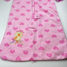 Load image into Gallery viewer, Girls Target, fleece travel sleeping bag, chick &amp; rabbit, EUC, size 2,  