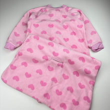 Load image into Gallery viewer, Girls Target, fleece travel sleeping bag, chick &amp; rabbit, EUC, size 2,  