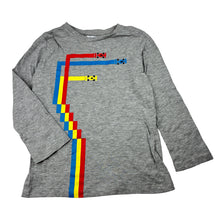 Load image into Gallery viewer, Boys Target, grey marle long sleeve tee / top, GUC, size 6,  