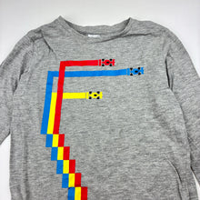 Load image into Gallery viewer, Boys Target, grey marle long sleeve tee / top, GUC, size 6,  