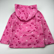 Load image into Gallery viewer, Girls H&amp;T, pink fleece hoodie sweater, GUC, size 4,  