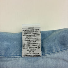 Load image into Gallery viewer, Girls Target, chambray cotton tie front shirt, FUC, size 12,  