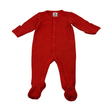 Load image into Gallery viewer, Unisex Baby Berry, ribbed coverall / romper, GUC, size 0000,  
