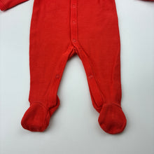 Load image into Gallery viewer, Unisex Baby Berry, ribbed coverall / romper, GUC, size 0000,  