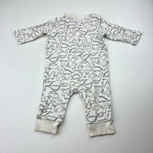 Load image into Gallery viewer, Unisex Target, organic cotton romper, dinosaurs, EUC, size 000,  