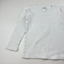 Load image into Gallery viewer, Girls Anko, white waffle cotton pyjama top, FUC, size 4-6,  