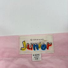 Load image into Gallery viewer, Girls GIORDANO Jnr, pink cotton summer top, EUC, size 5-6,  