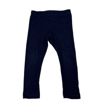 Load image into Gallery viewer, Girls Brilliant Basics, navy leggings, elasticated, GUC, size 2,  