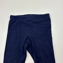 Load image into Gallery viewer, Girls Brilliant Basics, navy leggings, elasticated, GUC, size 2,  