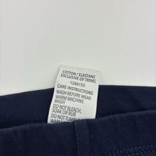 Load image into Gallery viewer, Girls Brilliant Basics, navy leggings, elasticated, GUC, size 2,  
