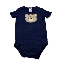 Load image into Gallery viewer, Boys Anko, navy stretchy bodysuit / romper, FUC, size 2,  