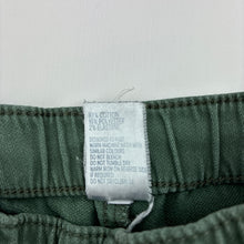 Load image into Gallery viewer, Boys Anko, khaki knit denim pants, elasticated, FUC, size 2,  