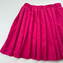 Load image into Gallery viewer, Girls SHEIN, pink lightweight pleated skirt, elasticated, L: 37cm, GUC, size 10,  