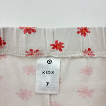 Load image into Gallery viewer, Girls Target, floral bike shorts, FUC, size 7,  