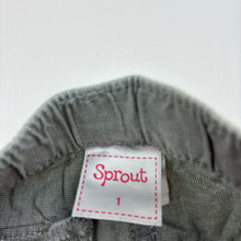 Load image into Gallery viewer, Boys Sprout, lightweight cotton shorts, elasticated, FUC, size 1,  