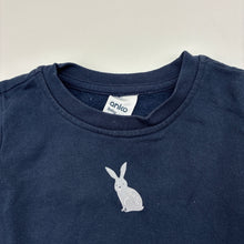 Load image into Gallery viewer, Unisex Anko, fleece lined sweater / jumper, rabbit, GUC, size 0,  