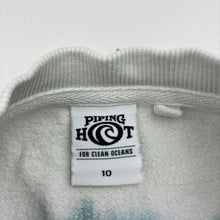 Load image into Gallery viewer, Unisex Piping Hot, tie dyed fleece lined sweater / jumper, FUC, size 10,  