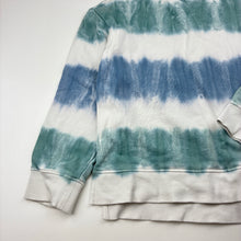 Load image into Gallery viewer, Unisex Piping Hot, tie dyed fleece lined sweater / jumper, FUC, size 10,  