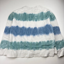 Load image into Gallery viewer, Unisex Piping Hot, tie dyed fleece lined sweater / jumper, FUC, size 10,  