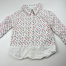 Load image into Gallery viewer, Boys Cotton On, cotton long sleeve shirt, stars, GUC, size 1,  