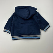 Load image into Gallery viewer, Boys Sprout, fleece lined zip hoodie sweater, wash fade, FUC, size 000,  