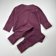 Load image into Gallery viewer, Unisex Baby Berry, soft feel stretchy zip coverall / romper, GUC, size 1,  