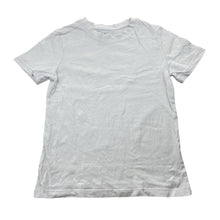 Load image into Gallery viewer, Unisex H&amp;M, white cotton tee / top, GUC, size 5-6,  
