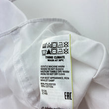 Load image into Gallery viewer, Boys M&amp;S, lightweight long sleeve school shirt, marks on sleeves, FUC, size 7-8,  