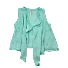 Load image into Gallery viewer, Girls Target, lightweight knit drape sleeveless cardigan, EUC, size 6,  