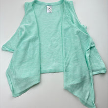 Load image into Gallery viewer, Girls Target, lightweight knit drape sleeveless cardigan, EUC, size 6,  