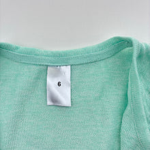 Load image into Gallery viewer, Girls Target, lightweight knit drape sleeveless cardigan, EUC, size 6,  