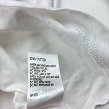 Load image into Gallery viewer, Unisex Anko, white cotton long sleeve tee / top, FUC, size 12,  