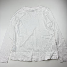 Load image into Gallery viewer, Unisex Anko, white cotton long sleeve tee / top, FUC, size 12,  
