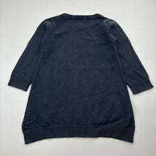Load image into Gallery viewer, Girls Kids &amp; Co, knitted cotton dress, unicorns, wash fade, FUC, size 2, L: 44cm