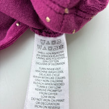 Load image into Gallery viewer, Girls CYNTHIA ROWLEY, maroon velvet &amp; gold spot dress, EUC, size 7, L: 63cm