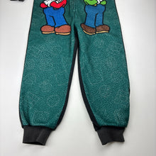 Load image into Gallery viewer, Boys Nintendo, SUPER MARIO fleece all-in-one pyjamas / sleepsuit, pilling, FUC, size 6,  