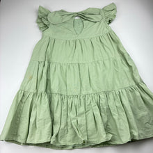 Load image into Gallery viewer, Girls Mango, cotton lined cotton/linen dress, marks chest &amp; left side, FUC, size 3, L: 61cm