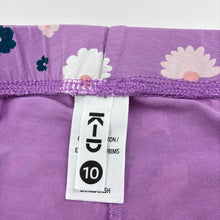 Load image into Gallery viewer, Girls KID, organic cotton blend leggings, Inside leg: 52cm, FUC, size 10,  