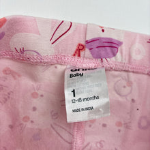 Load image into Gallery viewer, Girls Anko, stretchy leggings / bottoms, rabbits, EUC, size 1,  