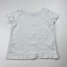 Load image into Gallery viewer, Unisex Anko, white cotton tee / top, FUC, size 2,  