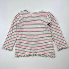 Load image into Gallery viewer, Girls Target, striped waffle long sleeve top, EUC, size 2,  