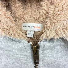 Load image into Gallery viewer, Boys Witchery, thick fleece lined zip hoodie sweater, GUC, size 2,  